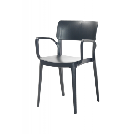 Chaise de bistrot anthracite