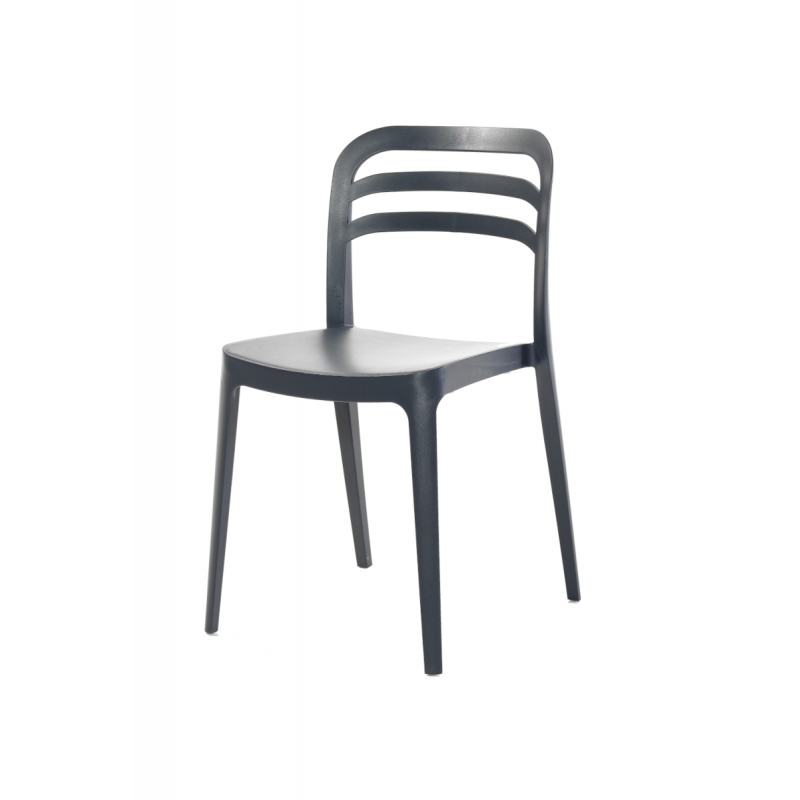Chaise de bistrot anthracite