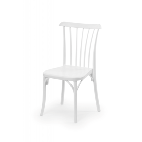Chaise de bistrot blanche