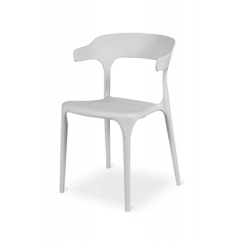 Chaise de bistrot blanche