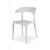 Chaise de bistrot blanche