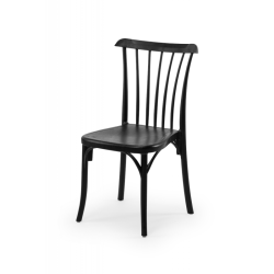 Chaise de bistrot noire