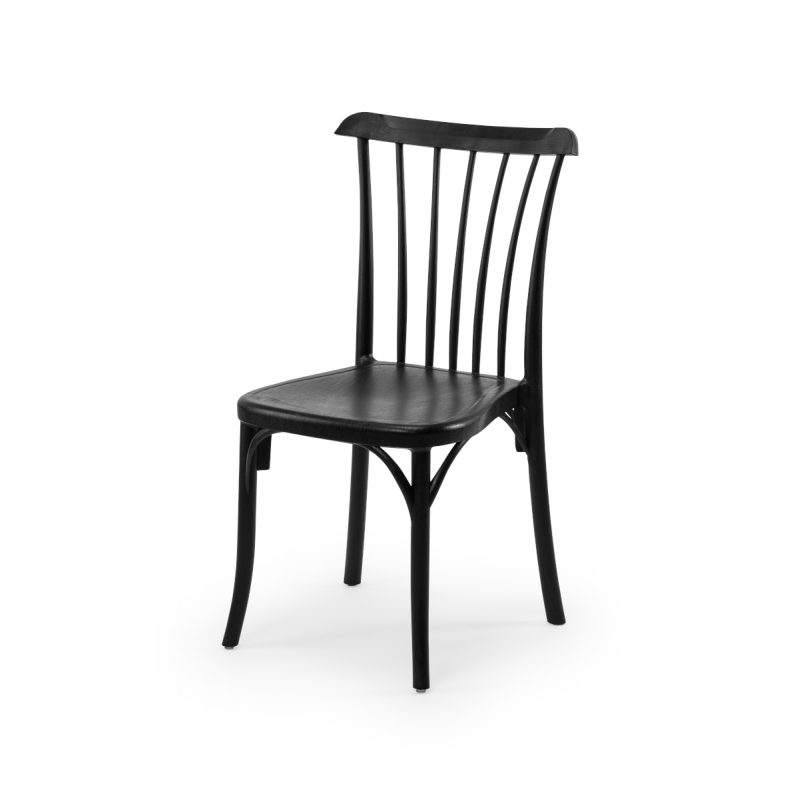 Chaise de bistrot noire
