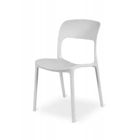 Chaise de bistrot blanche