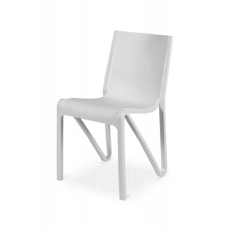 Chaise de bistrot blanche