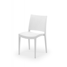 Chaise de bistrot blanche