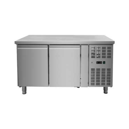 Table réfrigérée positive - ECO - Garantie 1 an - 240 L - 2 portes - 1360 (L) x 600 (P) - Classe T