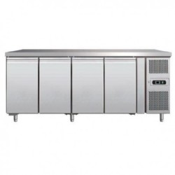 Table réfrigérée positive - ECO - Garantie 1 an - 480 L - 4 portes - 2230 (L) x 600 (P) - Classe T