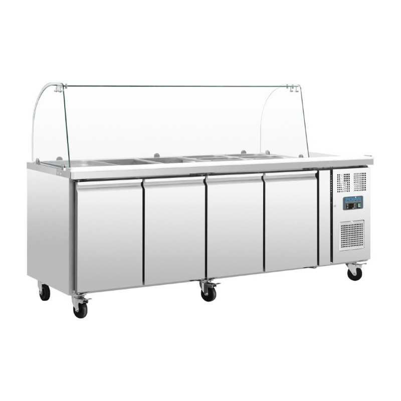 Saladette réfrigérée vitrée GN1/1 - POLAR Saladette réfrigérée vitrée GN1/1 - POLAR
