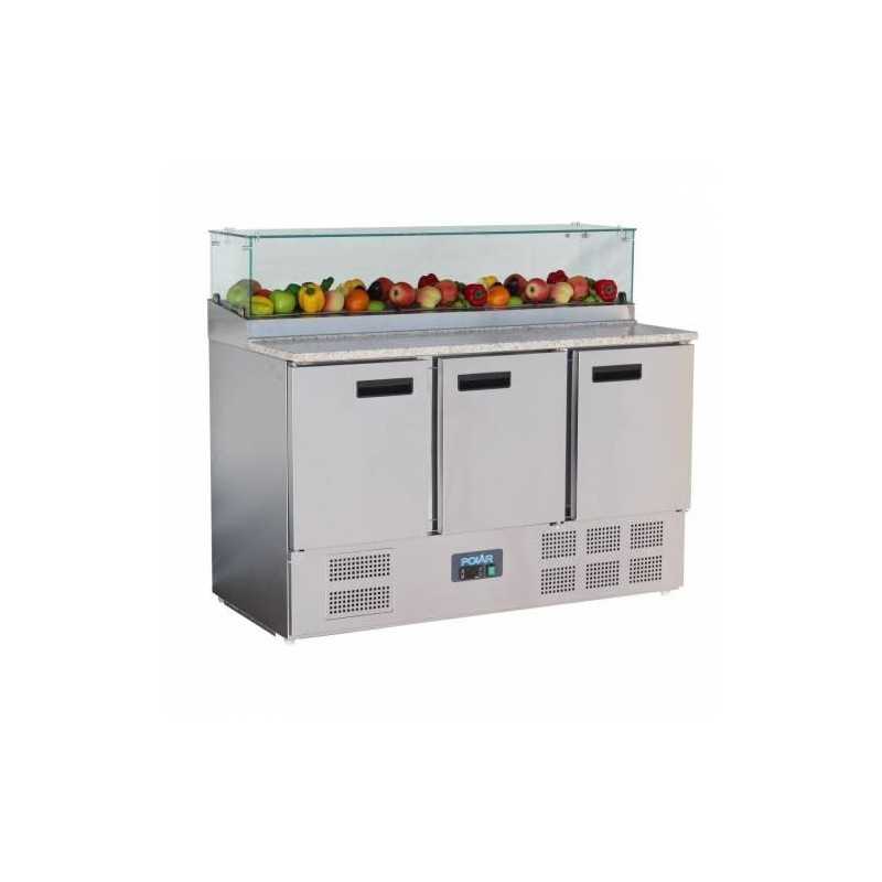 Meuble pizza 390L - 8 x GN 1/6 - POLAR Meuble pizza 390L - 8 x GN 1/6 - POLAR