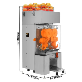Presse Orange 20 Kg Robinet Automatique Professionnel XL Classe A INOX -  Equipement Professionnel