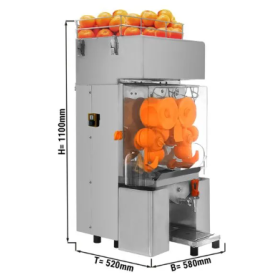 Equipement professionnel cuisine - %category_name% : Machine à jus d'orange  avec robinet self-service PRO- 25 oranges/min