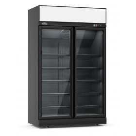 Armoire réfrigérée négative - 2 Portes - 960 litres - Noire 1253L 710P 2092H