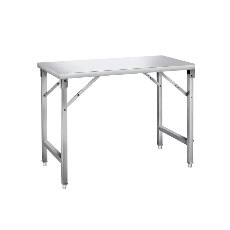 Equipement professionnel cuisine - %category_name% : TABLE INOX 800 (L) x  600 (P) x 850 (H) mm SUR ROULETTES