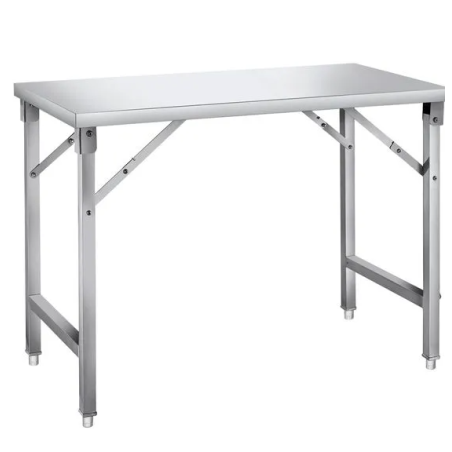 Equipement professionnel cuisine - %category_name% : TABLE INOX 800 (L) x  600 (P) x 850 (H) mm SUR ROULETTES