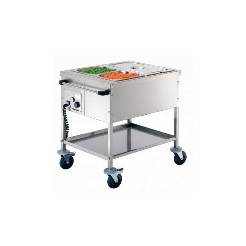 Chariot bain-marie 2x GN1/1