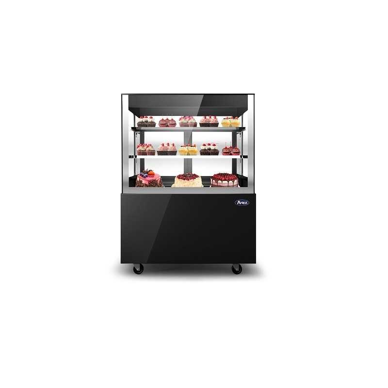 Vitrine réfrigérée positive 270 L - 900(L) x 660 (P) x 1200 (H) mm - Avec éclairage