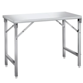 Table inox pliable - AISI 304 - 1000 x 600 x 910 mm