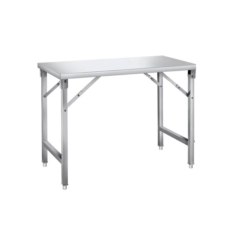 Table inox pliable - AISI 304 - 1000 x 600 x 910 mm