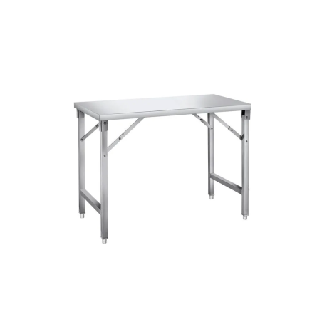 Table inox pliable -1000 (L) x 600 (P) x 900 (H) mm