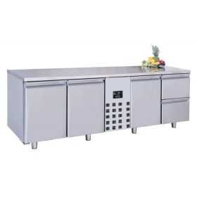 Table réfrigérée positive - GN 1/1 - 421 L - 3 portes + 2 tiroirs COMBISTEEL