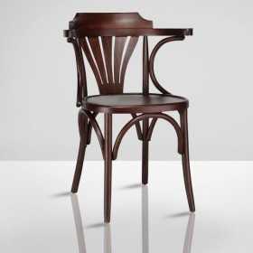 Chaise style bois WENGE