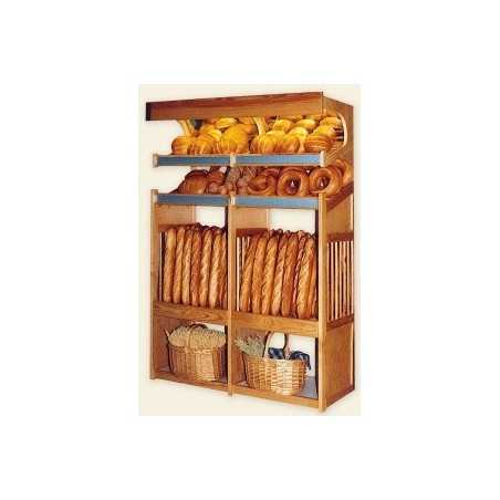 Panetière en bois 2 MODULES BOULANGERIE