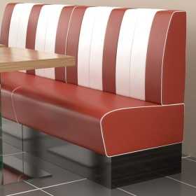 Banquette de bar Model Rangé rouge style AMERICAIN