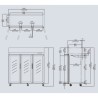 Equipement professionnel cuisine - %category_name% : Armoire réfrigérée négative - 1391 L -ATOSA