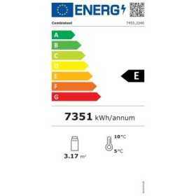 Armoire réfrigérée négative - 2 Portes - 960 litres - Noire 1253L 710P 2092H