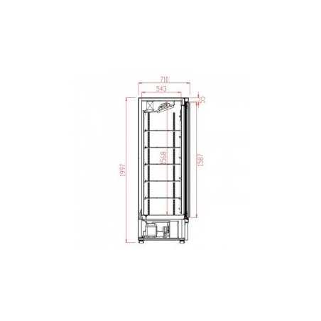 Armoire réfrigérée négative - 4 Portes - 2060 litres - GASTROMASTRO