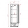 Armoire réfrigérée négative - 4 Portes - 2060 litres - GASTROMASTRO