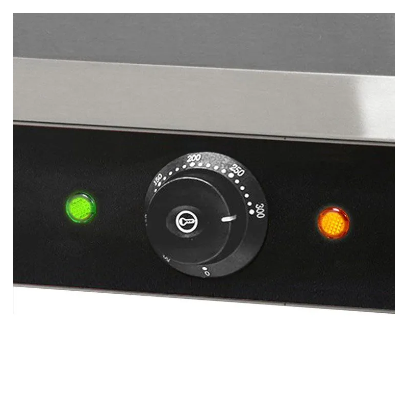 Gril de contact rainuré 1800 watts pour sandwichs et paninis