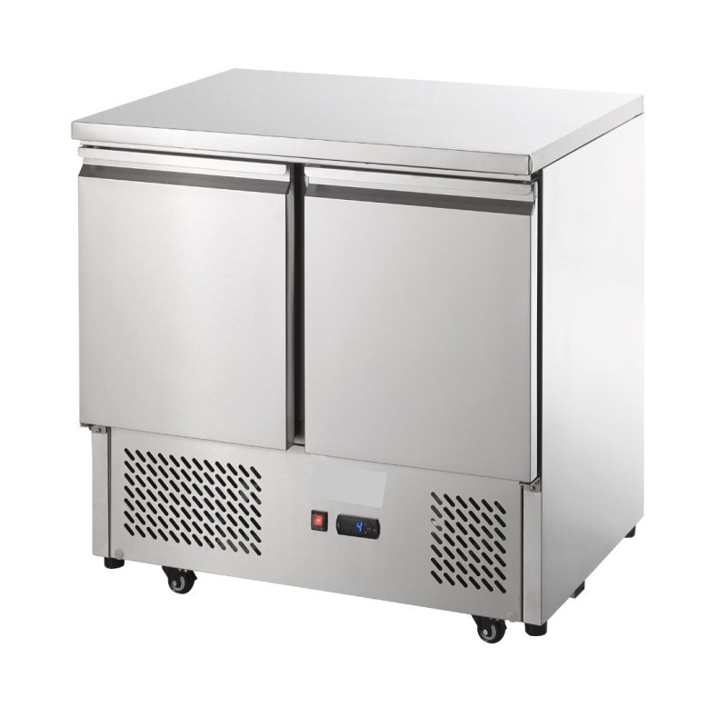 Equipement professionnel cuisine - %category_name% : Table réfrigérée- 2 portes- Paiement 4X- Garantie 1 an-GASTROMASTRO