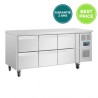 Equipement professionnel cuisine - %category_name% : Table réfrigérée positive tropicalisée 465 L - 6 tiroirs-polar