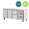 Equipement professionnel cuisine - %category_name% : Table réfrigérée positive 417 L - 2 portes + 2 tiroirs