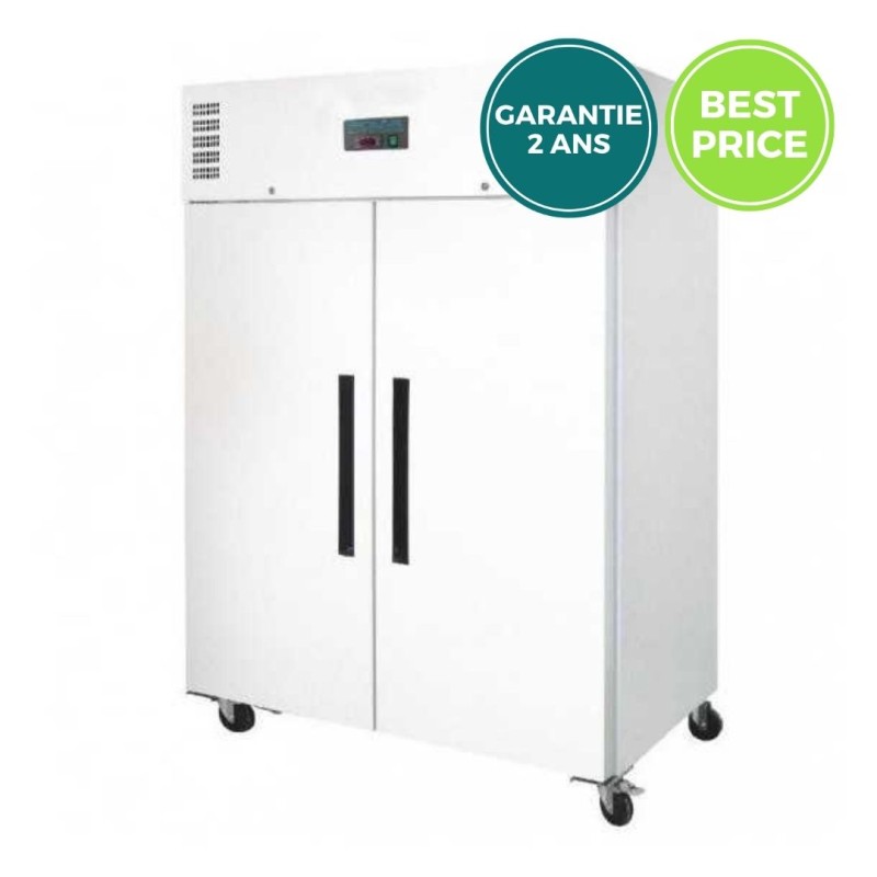 Equipement professionnel cuisine - %category_name% : Armoire réfrigérée 1200L Garantie 2 ans-POLAR- Paiement4x - 2 portes blan