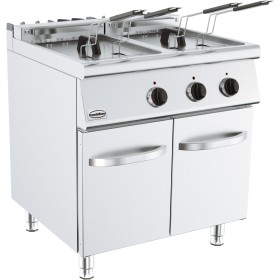 Friteuse monobloc à électrique 2*18 litres sur socle-GASTROMASTRO