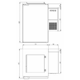 Refroidisseur de déchets - 120 L