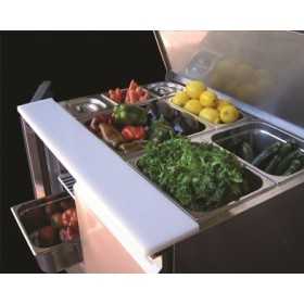 Saladette réfrigérée inox - 3 portes - POLAR