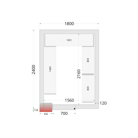 Chambre froide négative