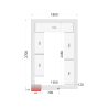 Chambre froide négative