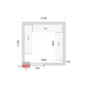 Chambre froide négative