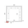 Panneaux de chambre froide 120 mm