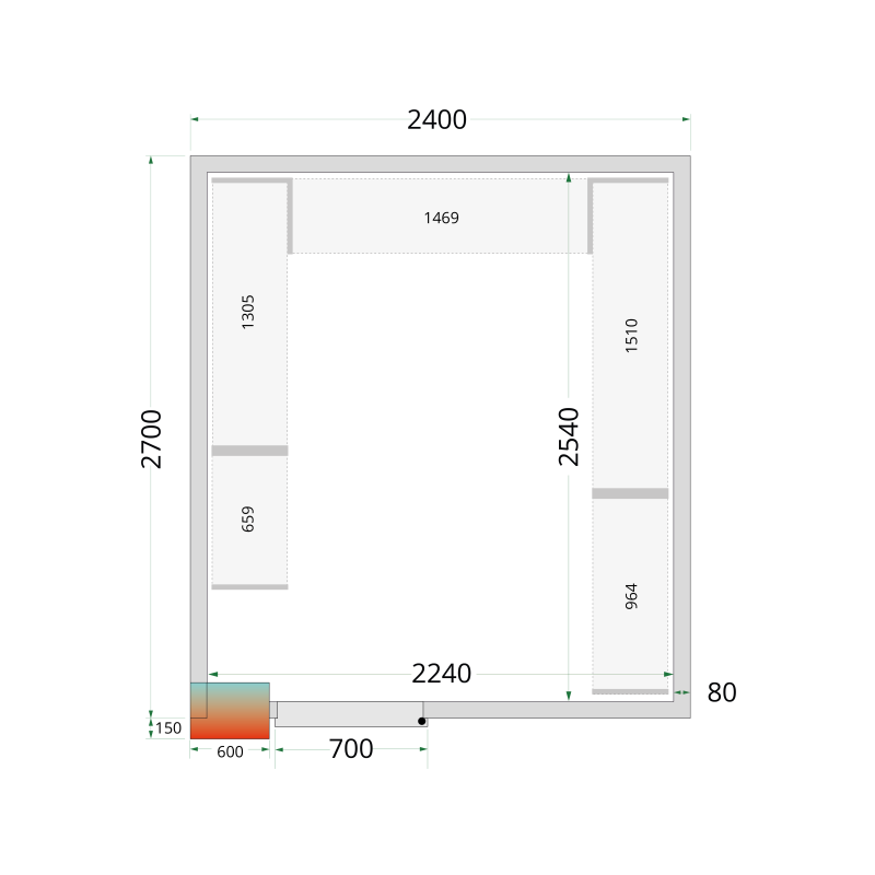 Shelf Rack System Kit