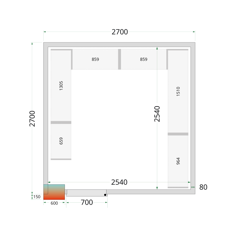 Shelf Rack System Kit