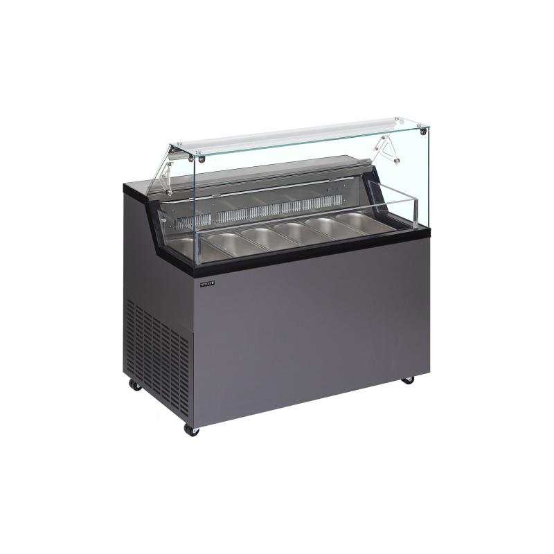 Vitrine pour glace en bac