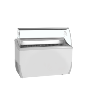Vitrine pour glace en bac
