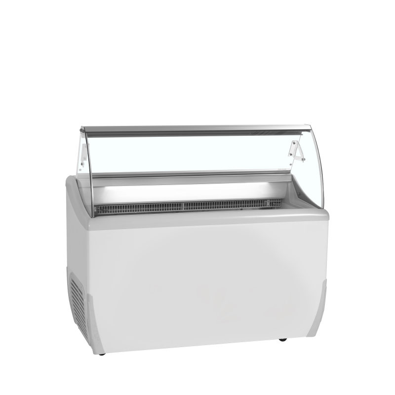 Vitrine pour glace en bac