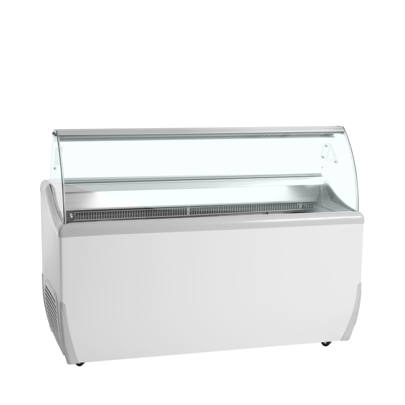Vitrine pour glace en bac